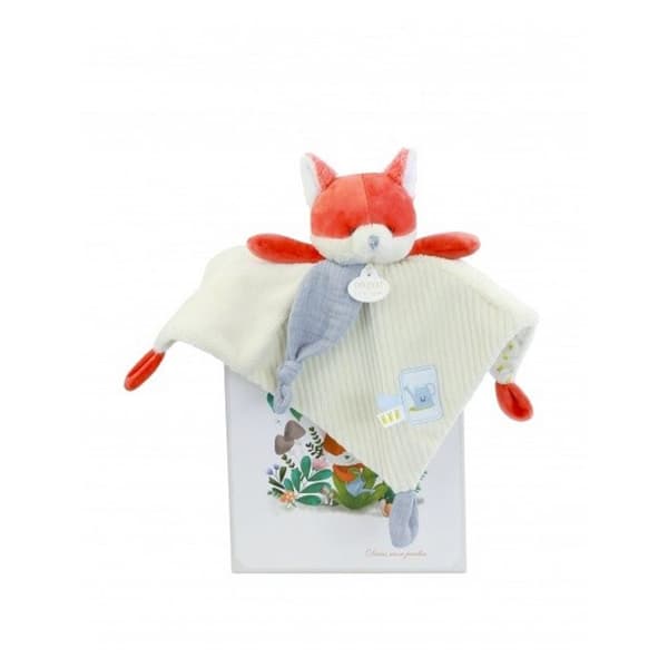 Doudou platt Räv Rosmarin - 27 cm
