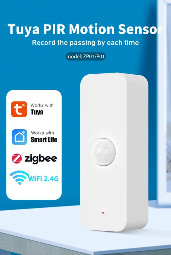 Smart Rörelsedetektor Rörelsesensor Zigbee Tuya