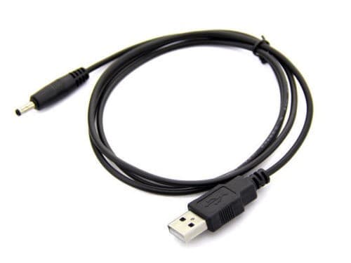 USB - DC 5.5mm ström- och strömkabel 1.4 meter
