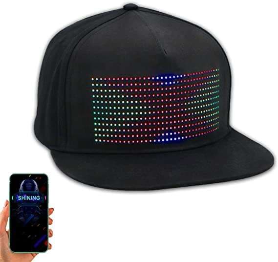 Bluetooth-LED-Display-Keps med APP - DIY - TEXT - GRAFIK