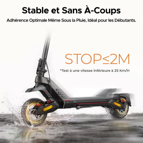 ENGWE Y700 ABE El-løbehjul med 85 km Rækkevidde, Foldbar E-scooter til Pendling