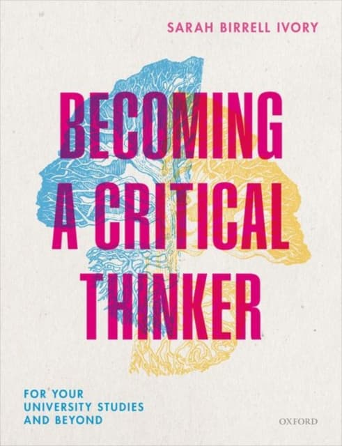 Becoming a Critical Thinker