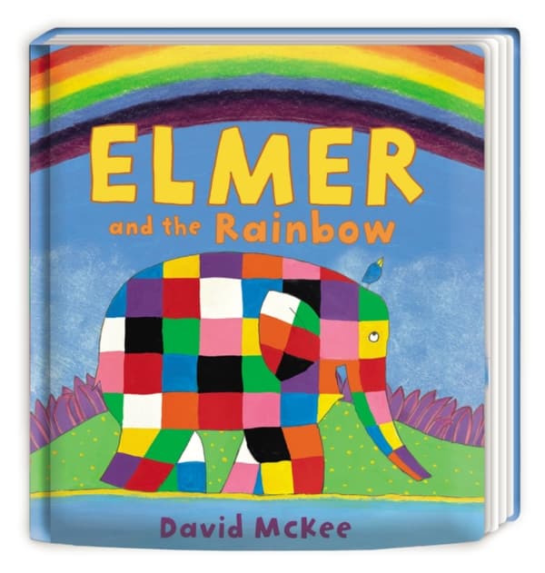 Elmer and the rainbow - board book