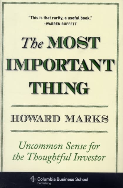 The Most Important Thing