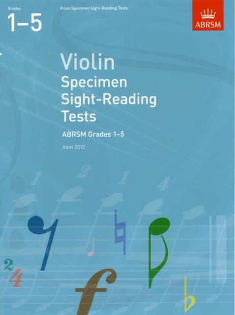 Violin Specimen Sight-Reading Tests, ABRSM Grades 1-5