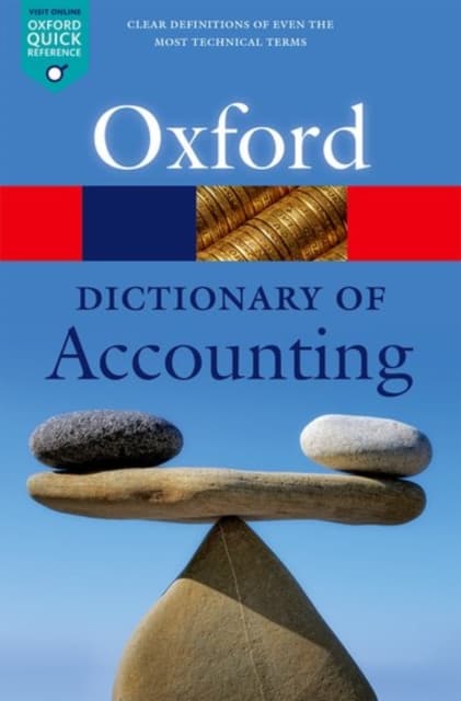 Dictionary of accounting