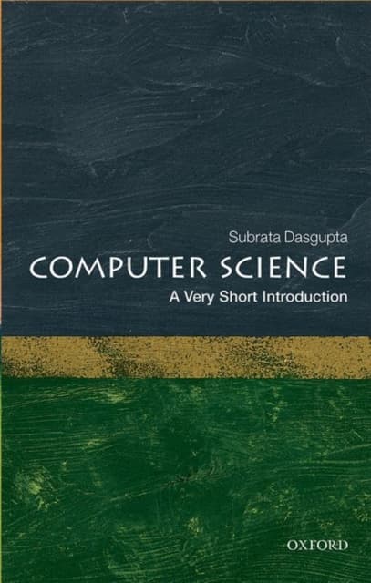 Computer science: a very short introduction
