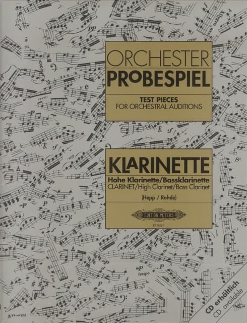 Test Pieces for Orchestral Auditions: Clarinet