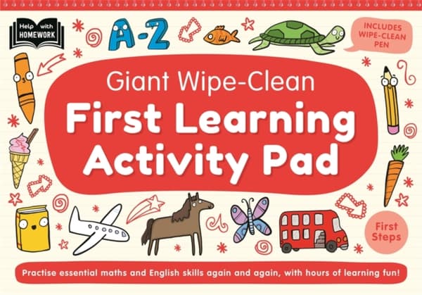 Giant Wipe-Clean First Learning Activity Pad