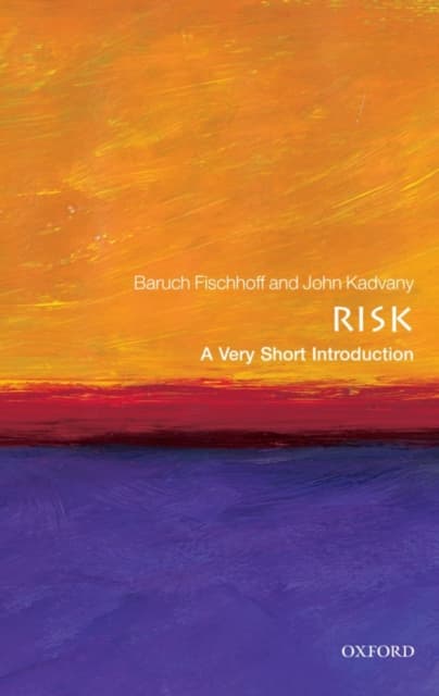 Risk: a very short introduction
