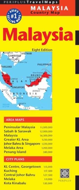 Malaysia Travel Map Eighth Edition