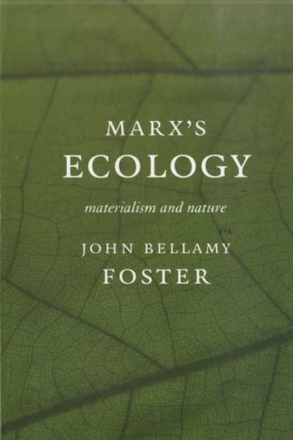 Marx's Ecology