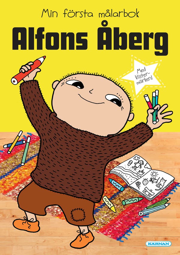 Alfons Åberg Min första målarbok