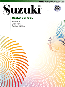 Suzuki Cello school. Vol 6, book and CD
