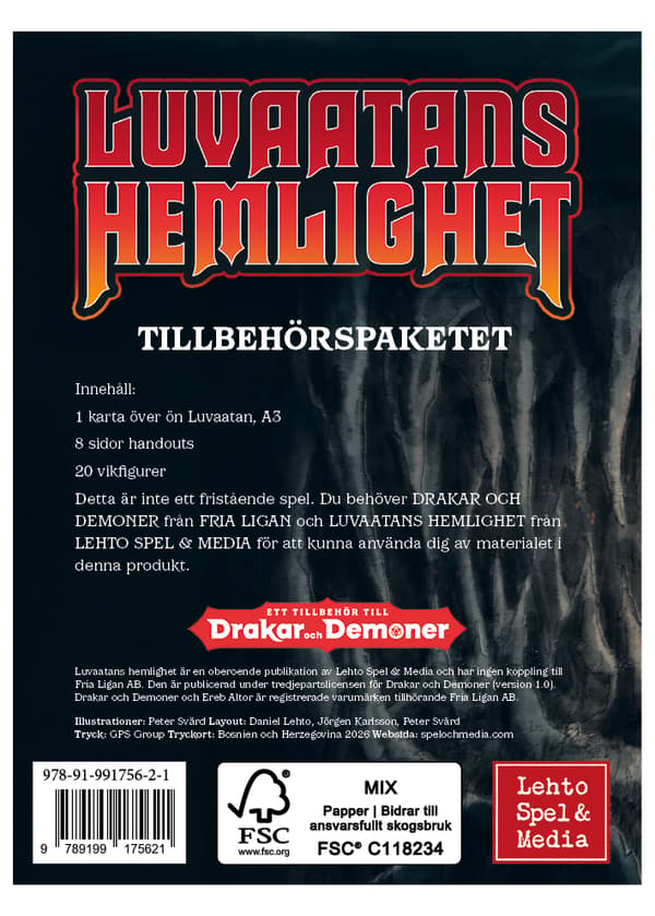 Luvaatans hemlighet - tillbehörspaketet