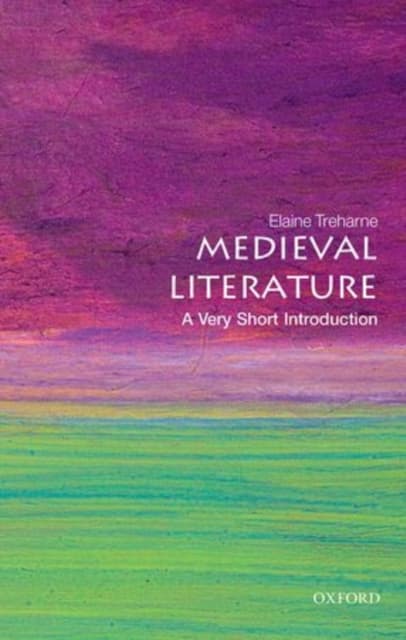 Medieval literature: a very short introduction