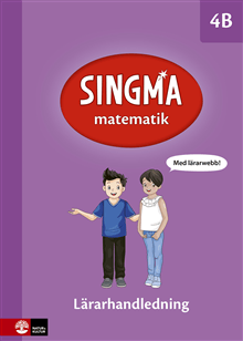 Singma matematik 4B Lärarhandledning med lärarwebb 12 mån