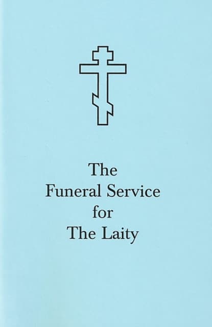 Funeral Service for The Laity