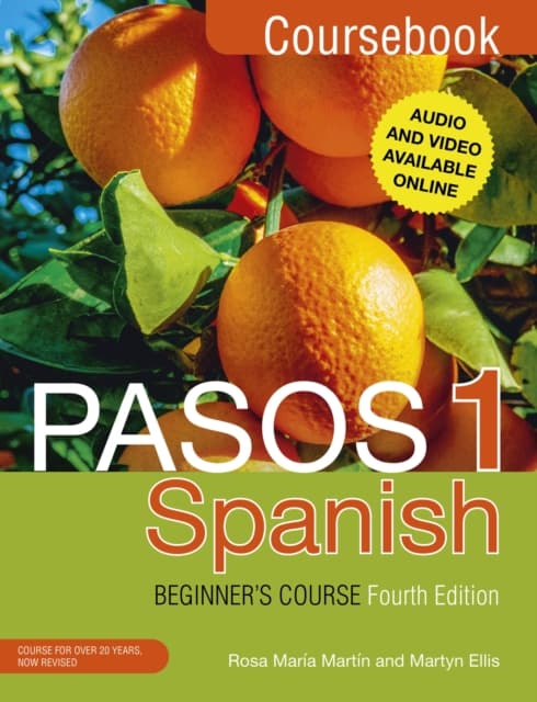 Pasos 1 spanish beginners course - coursebook