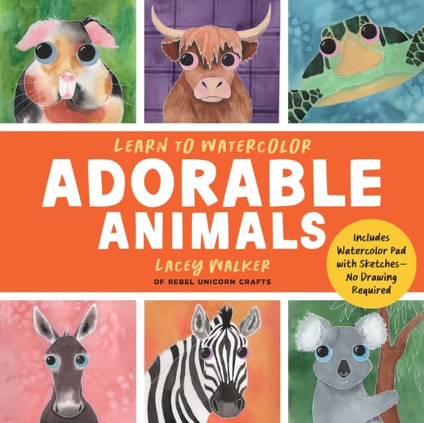 Learn to Watercolor Adorable Animals