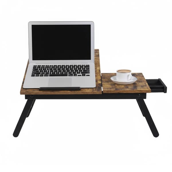 Laptopstativ, fällbara ben, för sängen