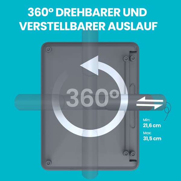 Avtappningsställ, avtappningsställ för disk, utdragbart