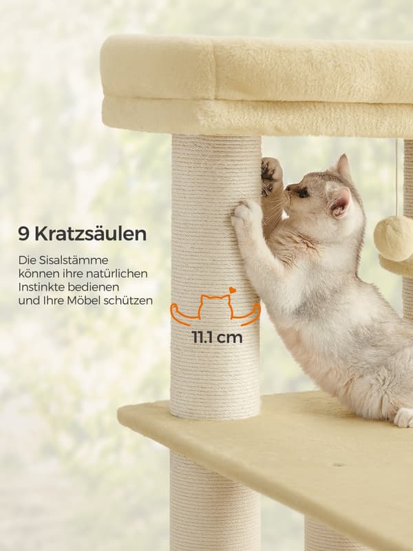 Krattepæl, med varme tæpper, kattepæl
