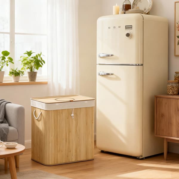 Insamlingsbehållare för pantflaskor, 120 l Behållare för pantflaskor, bambu
