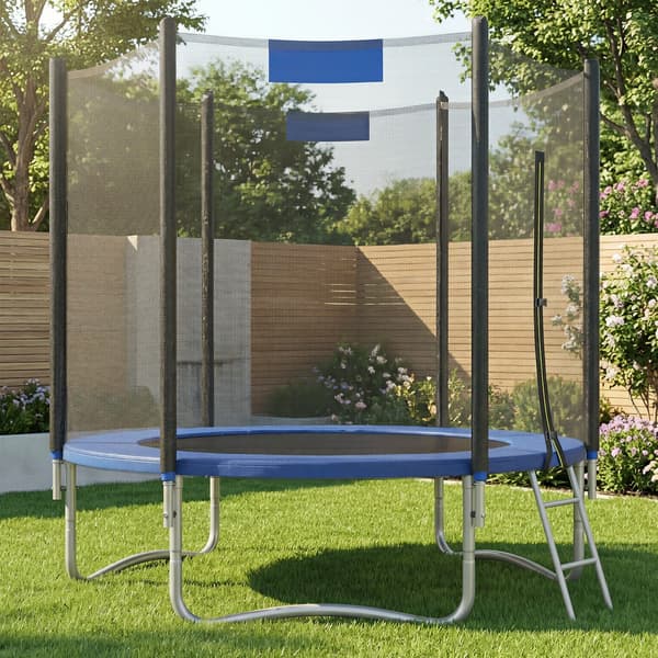 Trampolin, havetrampolin, sikkerhedsnet