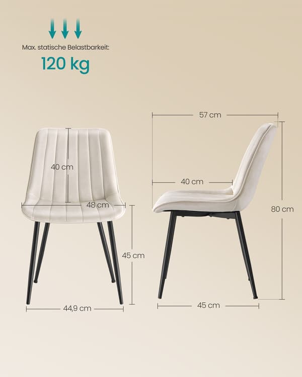 Matsalsstol, 2-pack