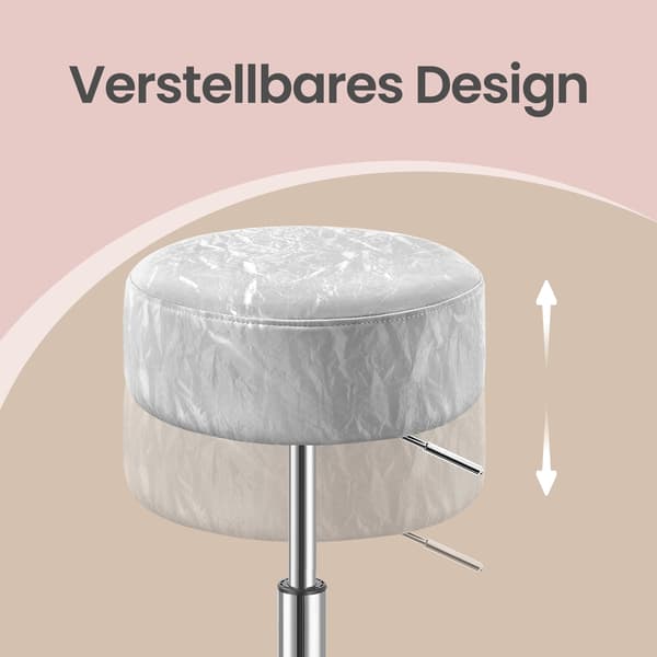 Siddepuf, makeupstol, højdejusterbar
