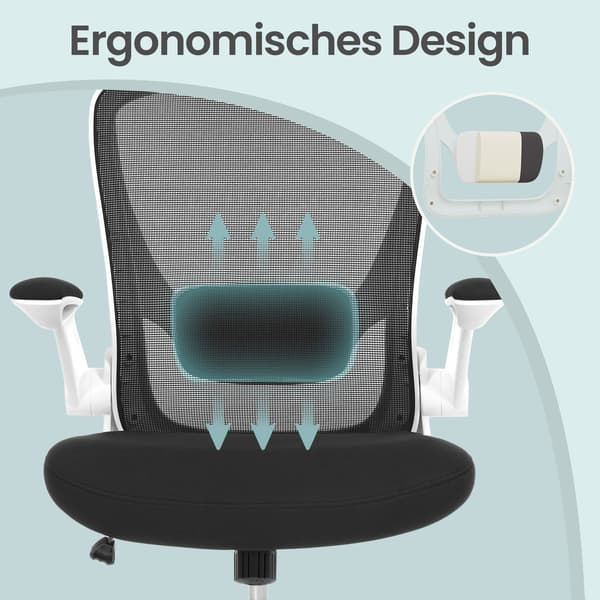 Kontorstol, ergonomisk design, drejestol