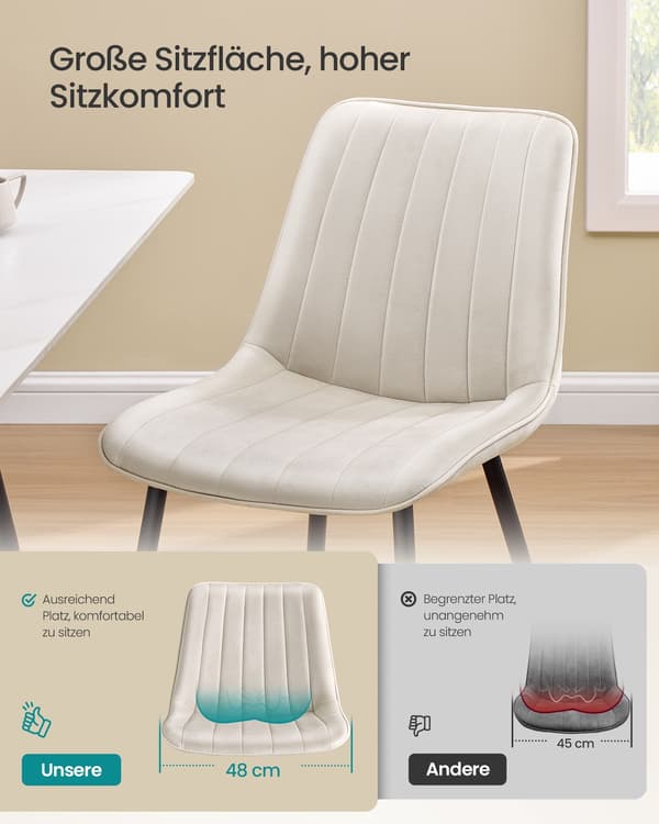 Spisestuestole, sæt med 2