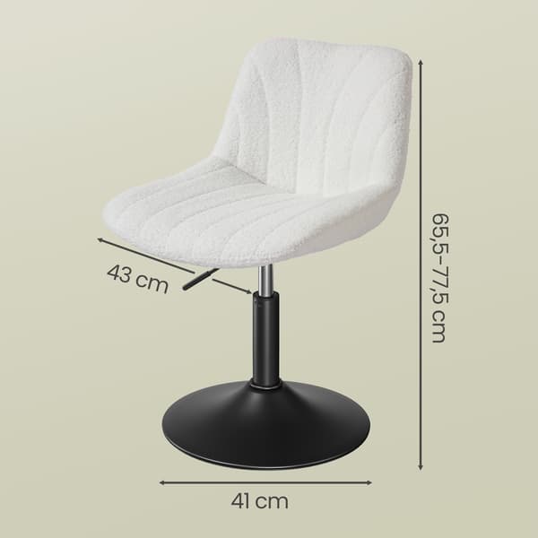 Makeupstol, skammel, 65