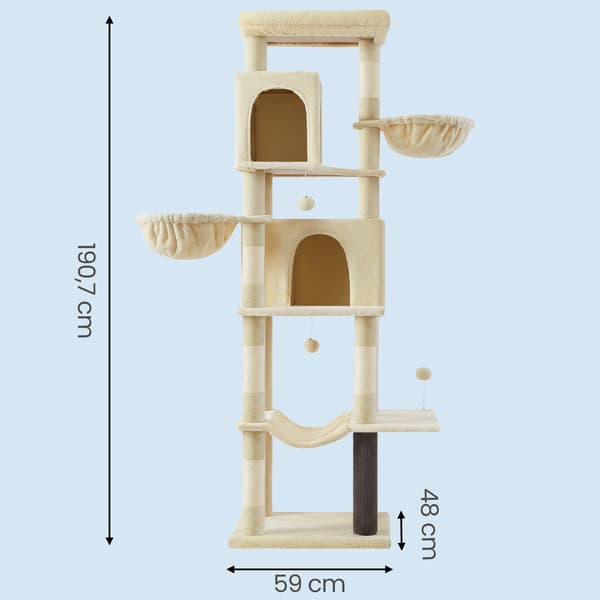 Klösbräda, 190 cm hög, med 2 grottor