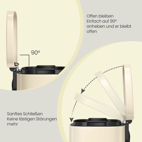 Soptunna för kök, 50 L, soptunna