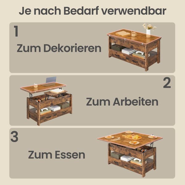 Sofabord, stuebord, gascylinder