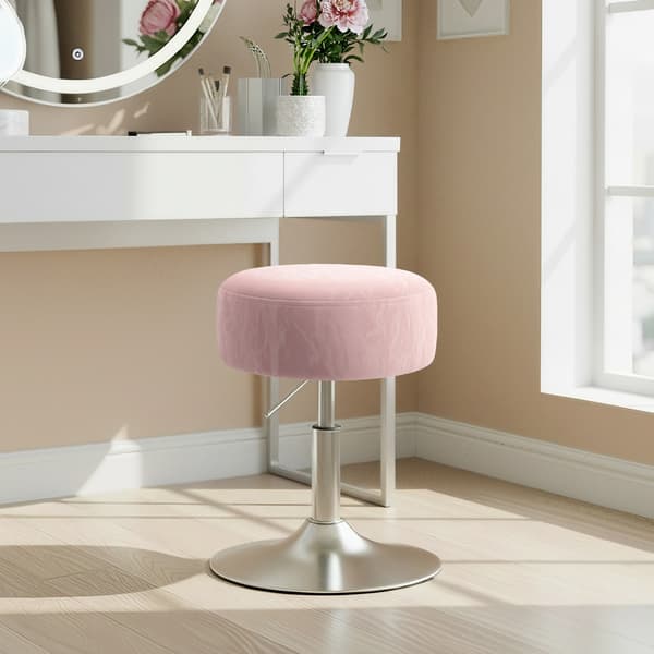 Siddepuf, make-up-stol, højdejusterbar