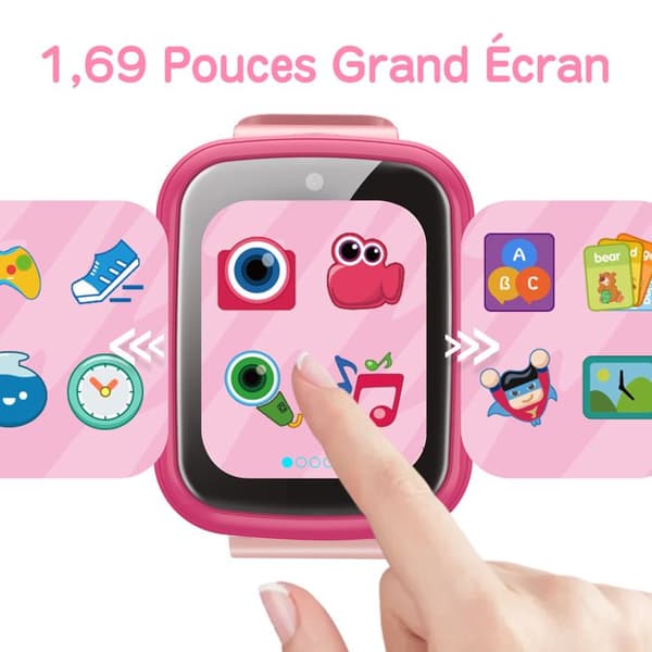 Smartklocka - AGPTEK - 32Go - HD Kamera - 14 Spel