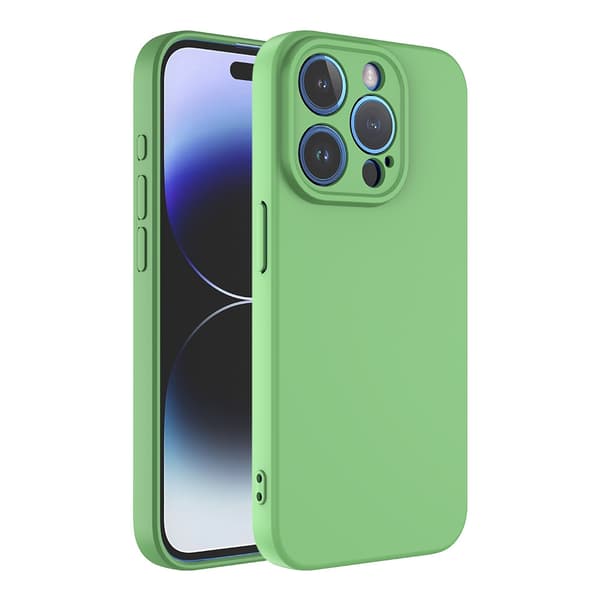 iPhone 15 Skal - Mikrofiber Silikon