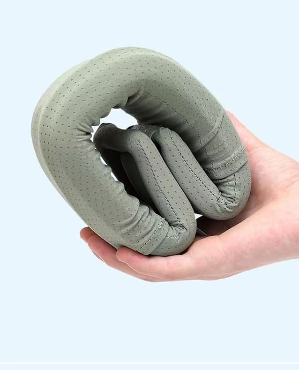 Ergonomisk nakkestøtte i grå
