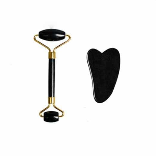 Gua Sha Massagesæt - Hvid