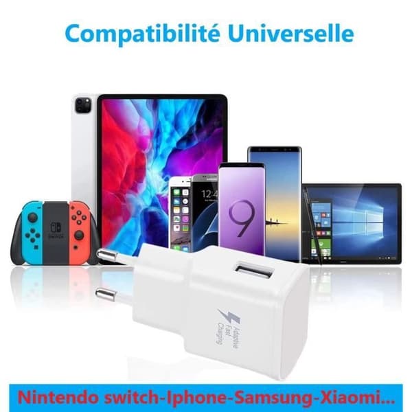 Laddare - Blackview - A5 - Ultra-snabb 3A - Micro-USB-kabel - Optimal säkerhet
