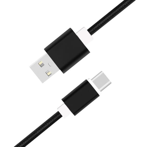 Typ C-kabel - PH26 - Oukitel G1 - Flätad nylon - GULD - Snabb synkronisering