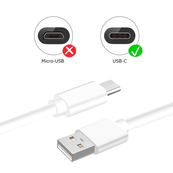PH26 ® USB-C Snabbladdningskabel 3m Kompatibel med Google Pixel 5a