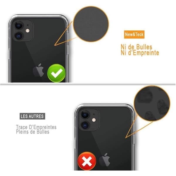 Coque 360 Grader - LittleMonkey - iPhone 11 - Helskydd - Stötskydd - Transparent