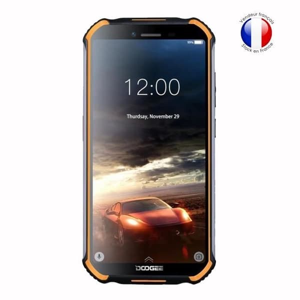 Bumper case - Doogee - S40 - Stötsäker - Härdat glas - Ultra resistent