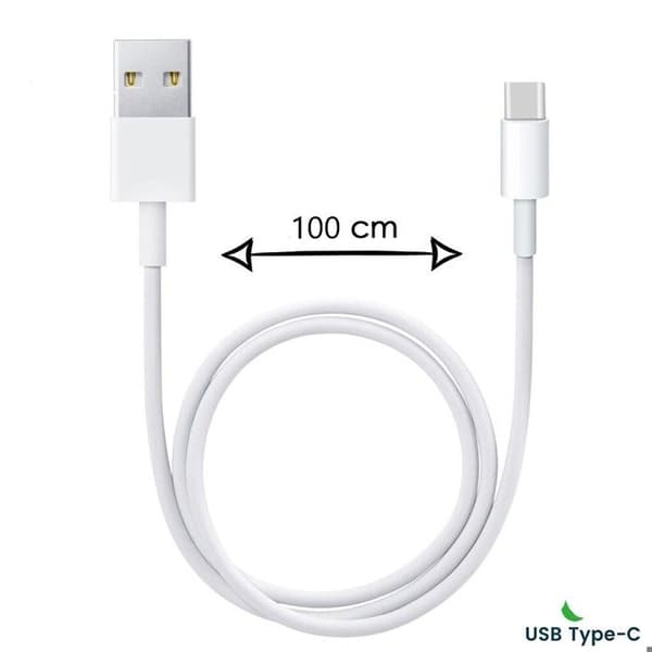 Laddnings- och synkroniseringskabel - PH26 - Honor X5b Plus - USB-C - 1 Meter - Vit