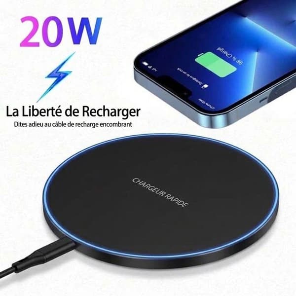 PH26® Snabbladdare 20W induktion säker kompatibel med iPhone 16 Pro Max
