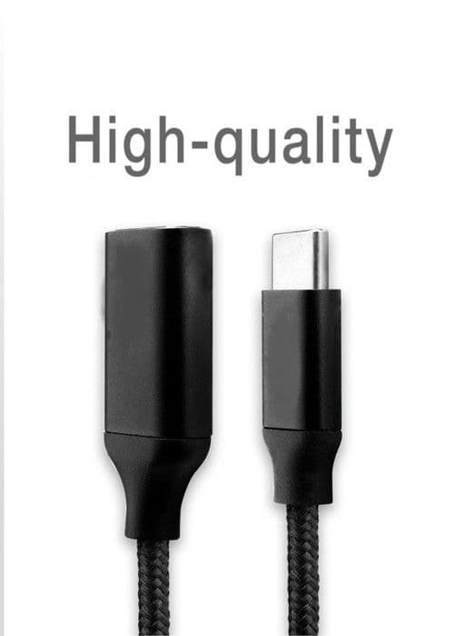 USB-C till USB-A OTG-adapterkabel - PH26 - Google Pixel 9 Pro Fold - 19 cm - 5 Gbit/s - Flätad Nylon